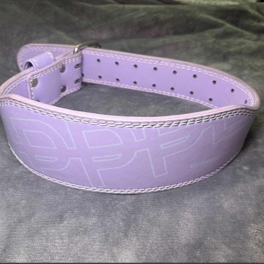 Purple Leather Lifting Belt UPPER